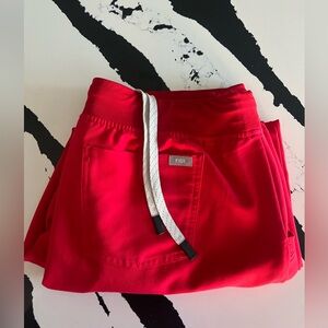 FIGS *POP RED* Zamora Joggers Joggers Sz L P